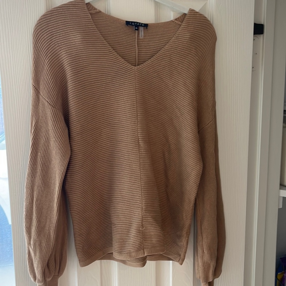1.State balloon sleeve sweater XS